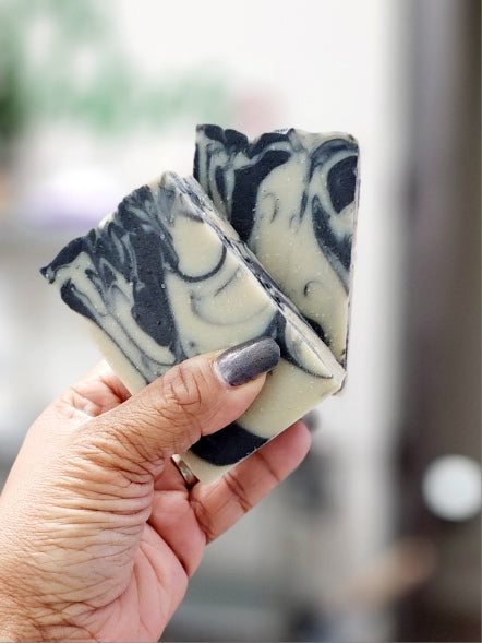 French Green Clay and Activated Charcoal Soap