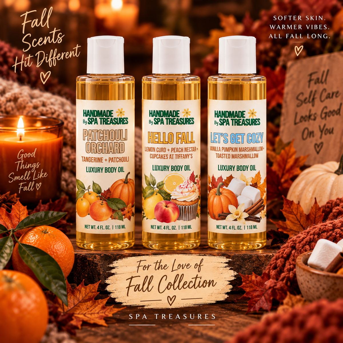 For the Love of Fall Collection - Luxury Body Oil
