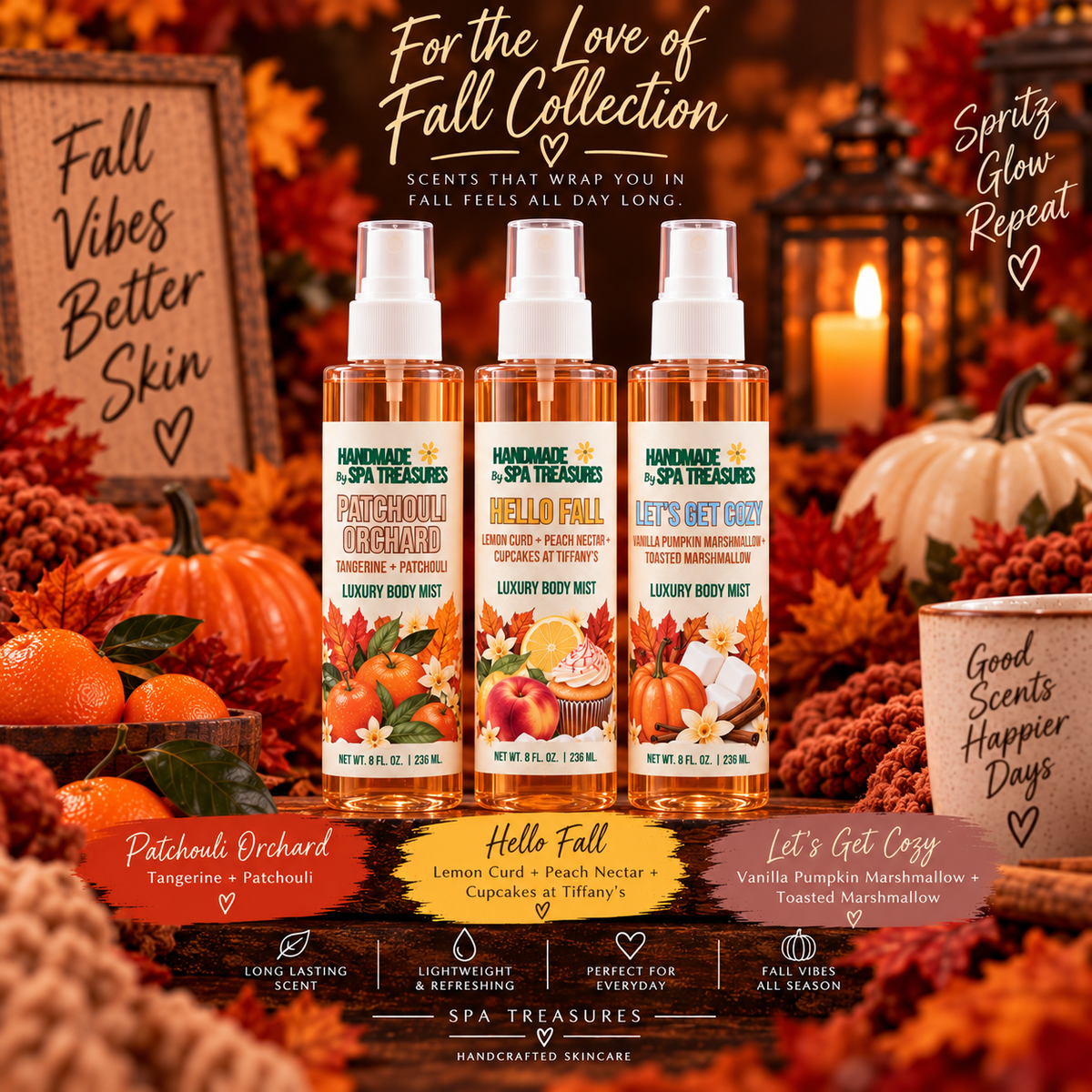 For the Love of Fall Collection - Luxury Body Mist