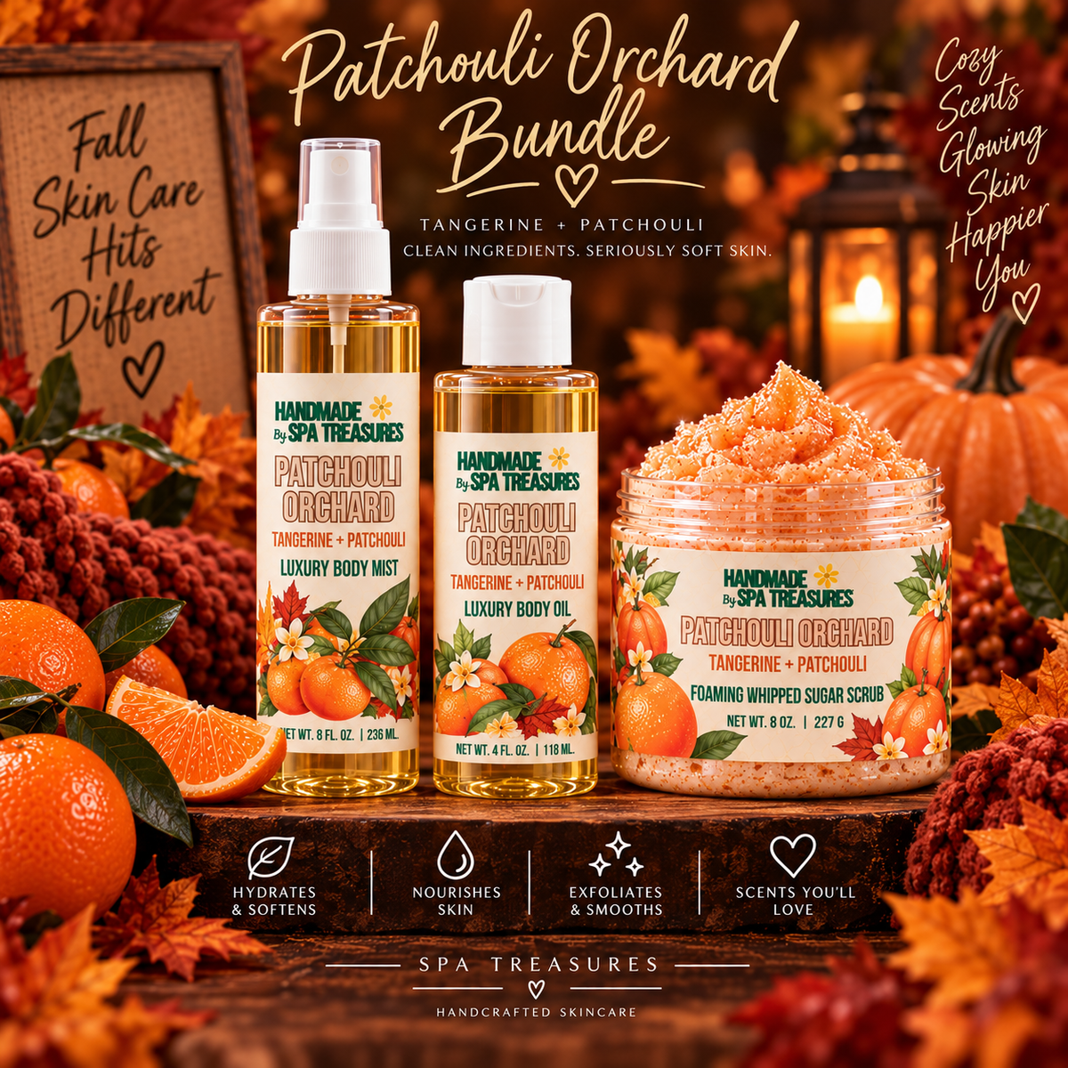 For the Love of Fall Collection - Patchouli Orchard Bundle