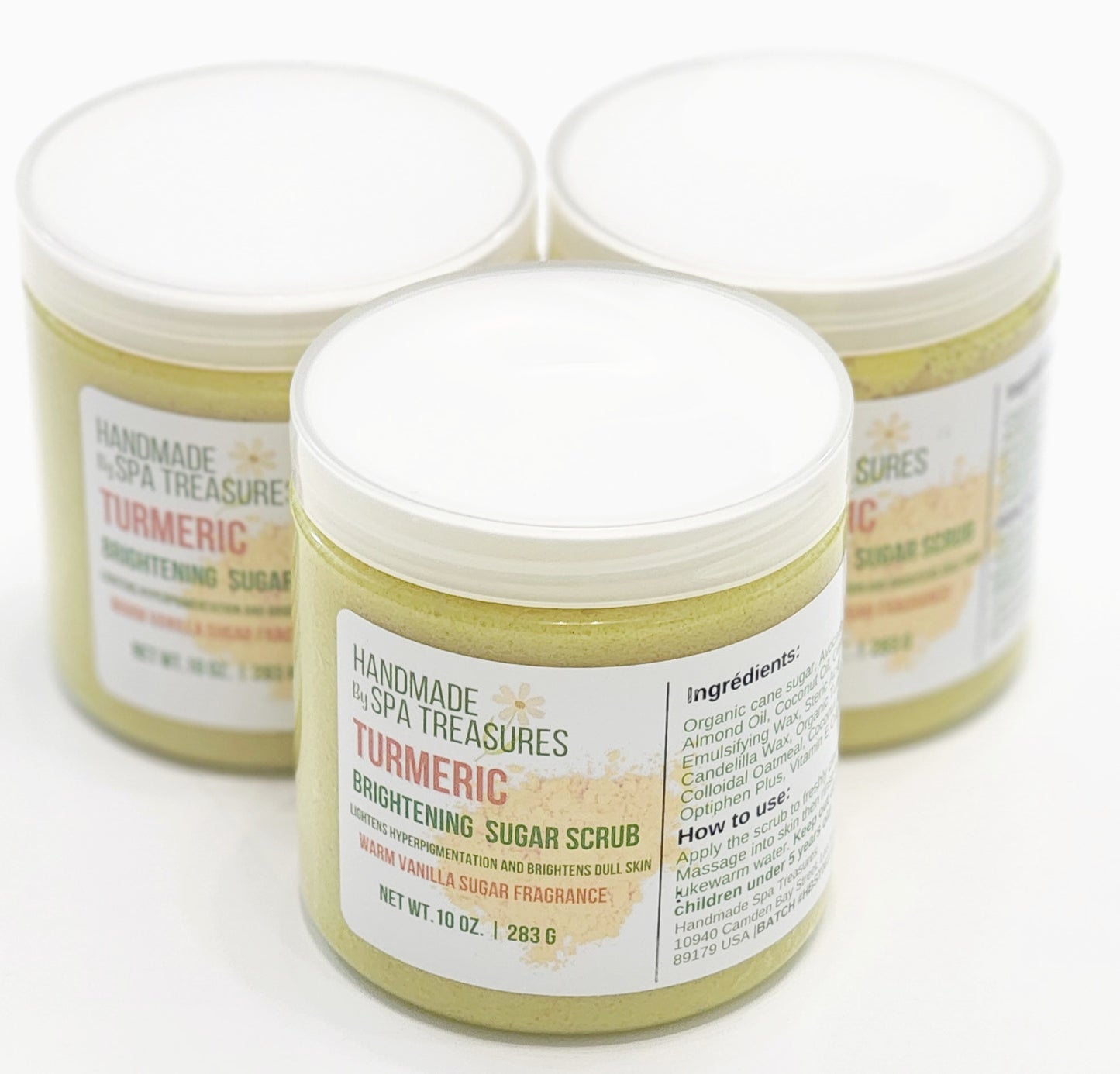 Turmeric Brightening Sugar Scrub