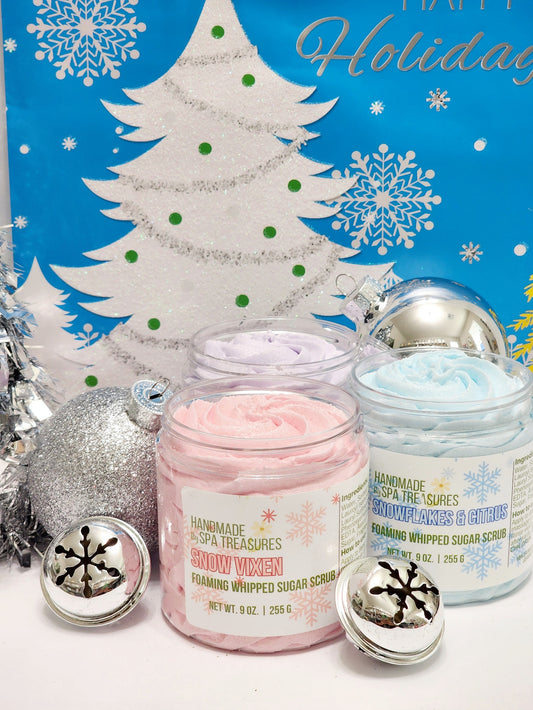 Foaming Whipped Sugar Scrub - Winter Collection