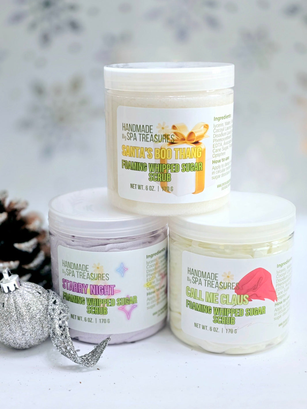 Foaming Whipped Sugar Scrub - Winter Collection (PREORDER)