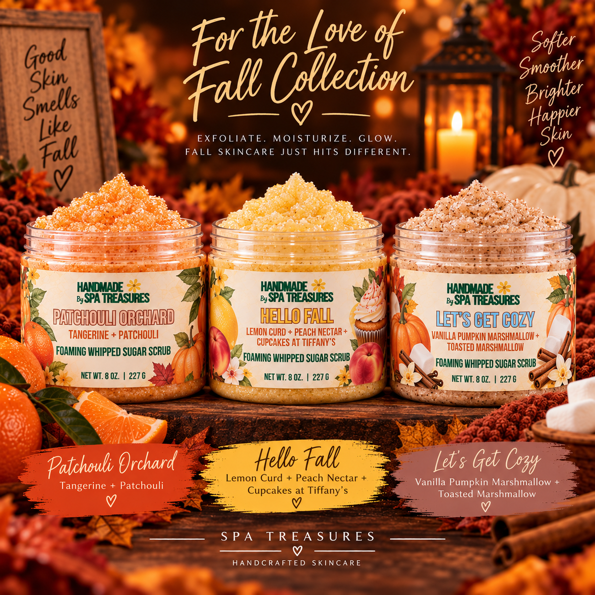 For the Love of Fall Collection - Foaming Whipped Sugar Scrub